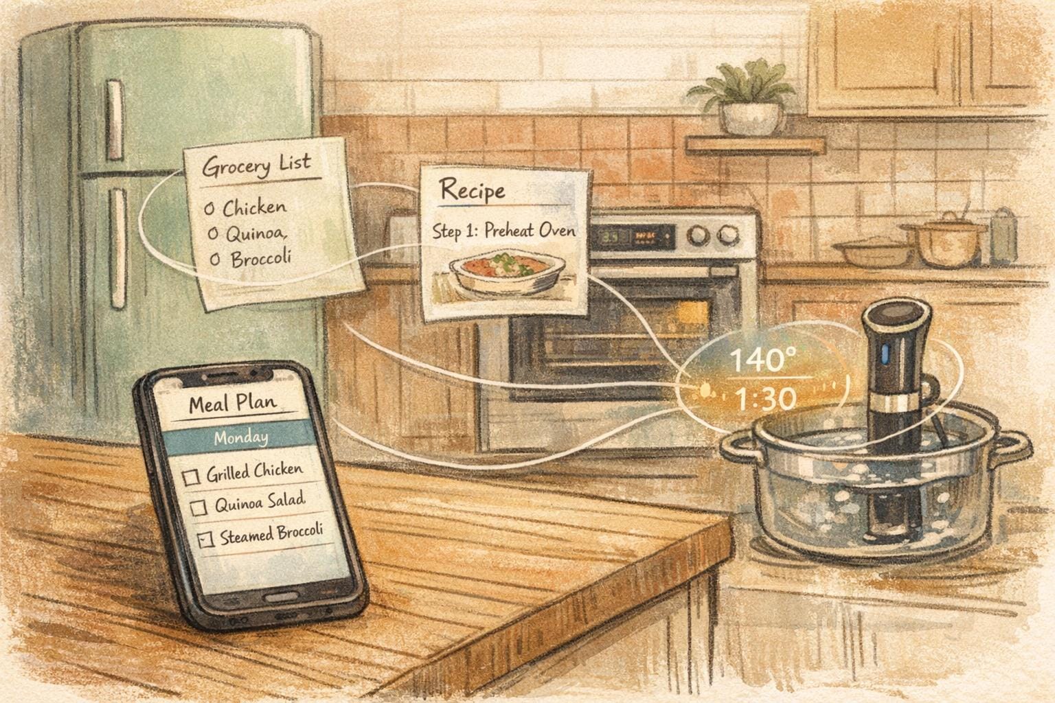 How to Sync Smart Appliances with Meal Planning Apps
