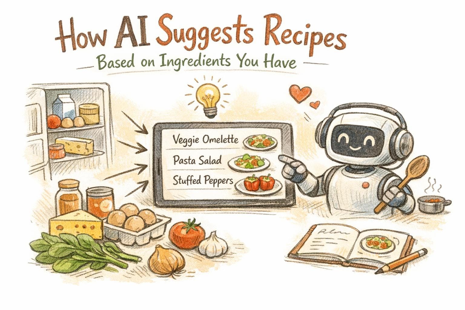 How AI Suggests Recipes Based on Ingredients You Have