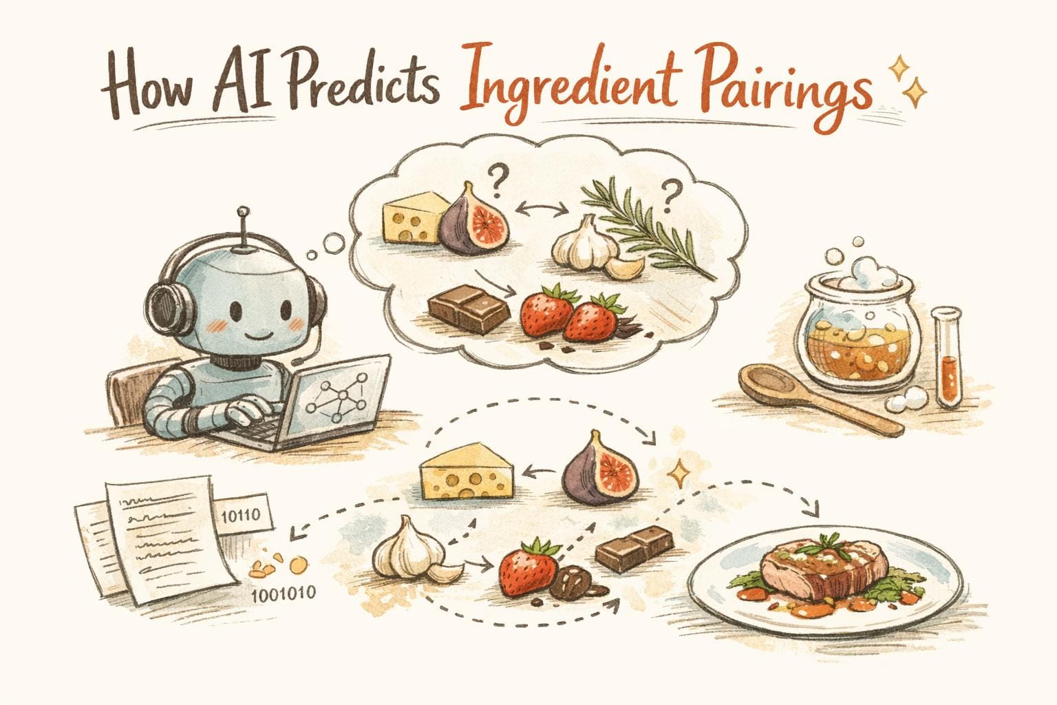 How AI Predicts Ingredient Pairings