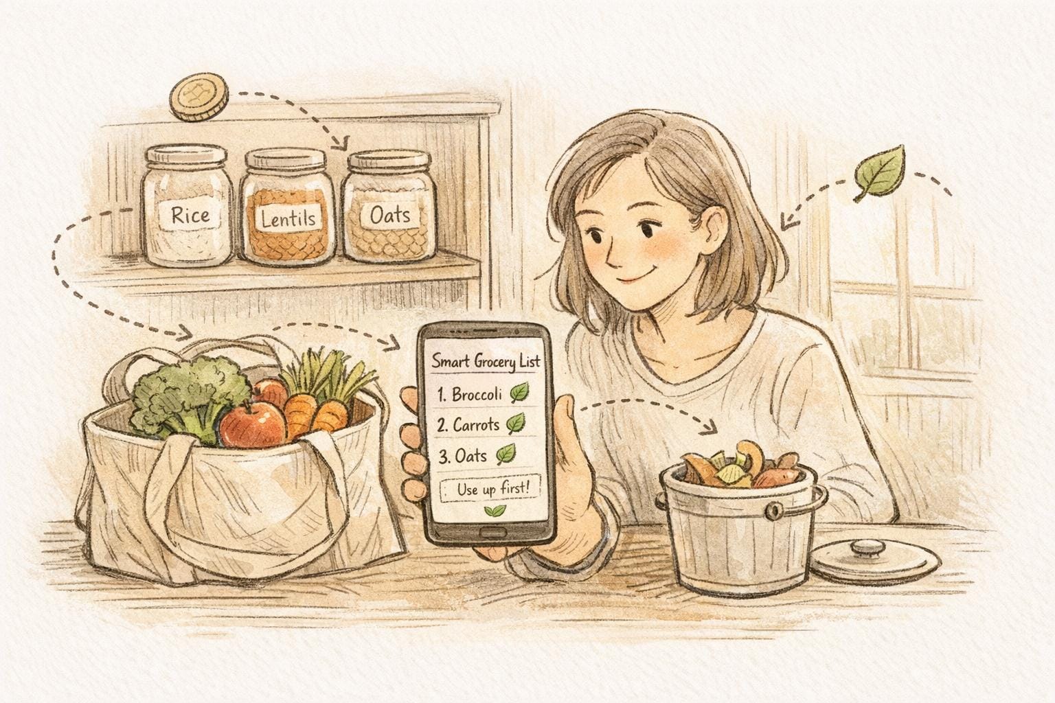 How AI Helps Plan Sustainable Grocery Trips