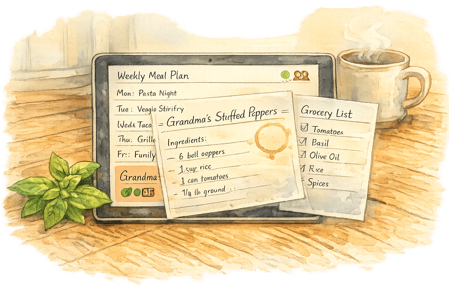 How Meal Planning Apps Preserve Family Recipes