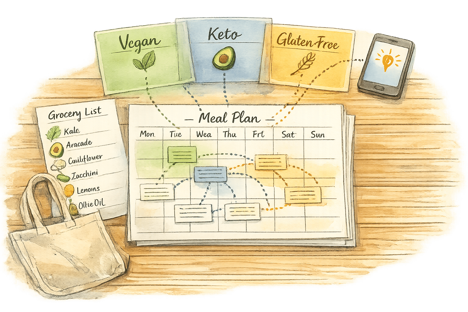 How to Plan Meals for Multiple Diets with AI