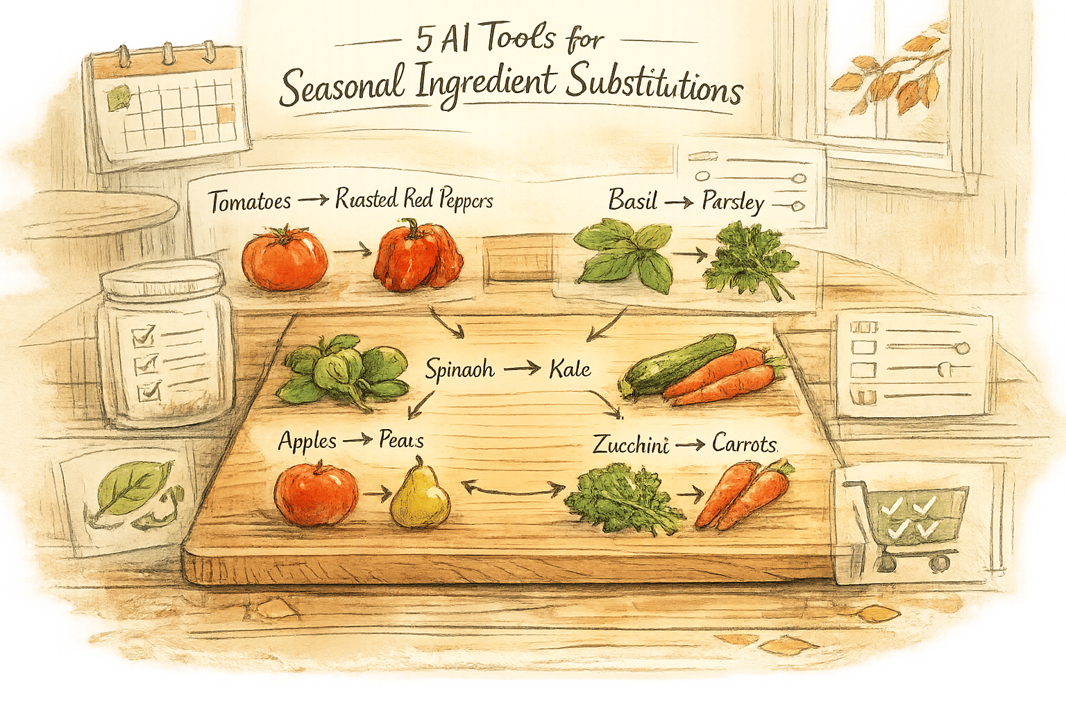 5 AI Tools for Seasonal Ingredient Substitutions
