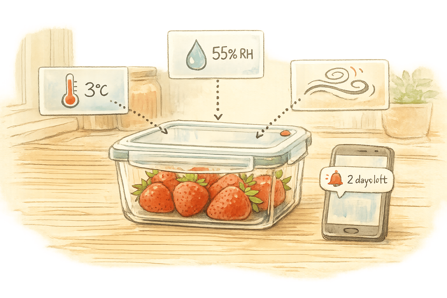 How Smart Containers Track Food Freshness