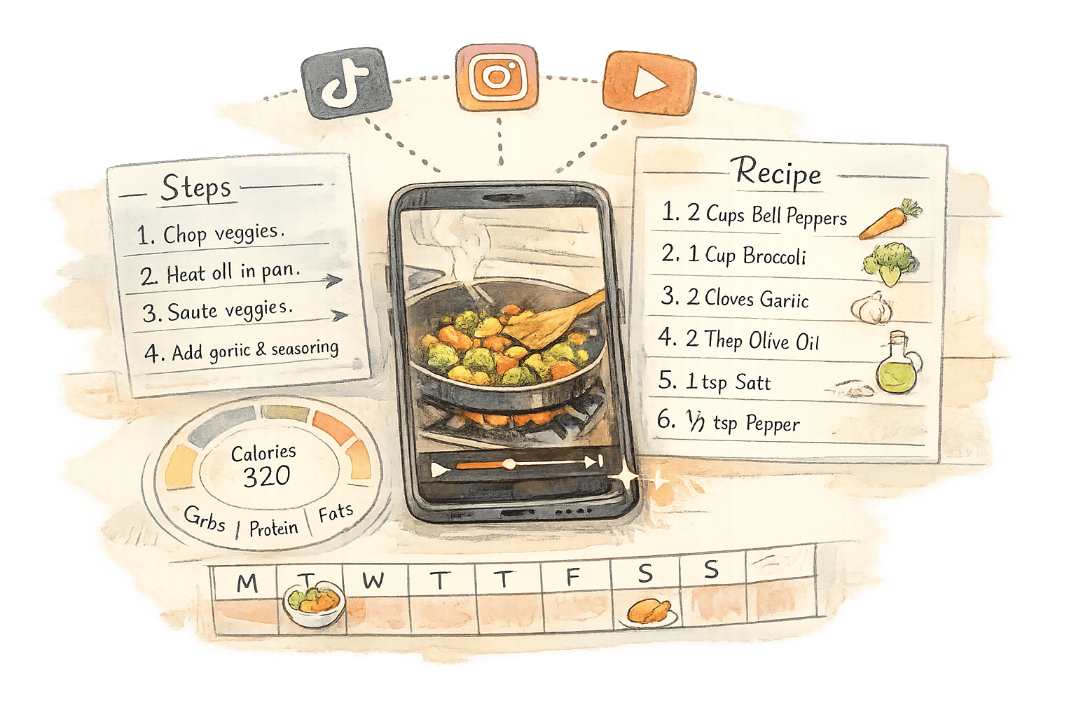 How to Use AI for Social Media Recipe Insights