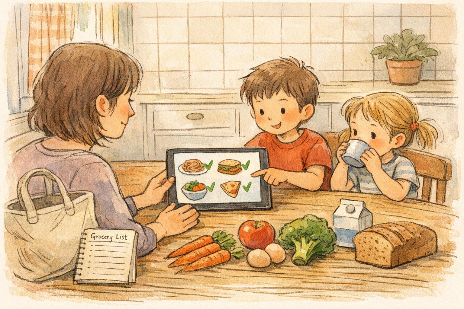 How AI Helps Plan Budget Kid Meals
