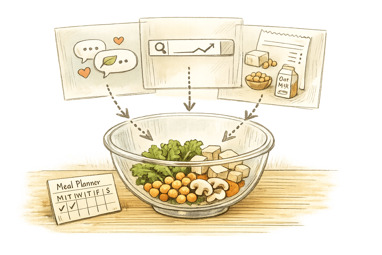 How AI Predicts Vegan Recipe Trends