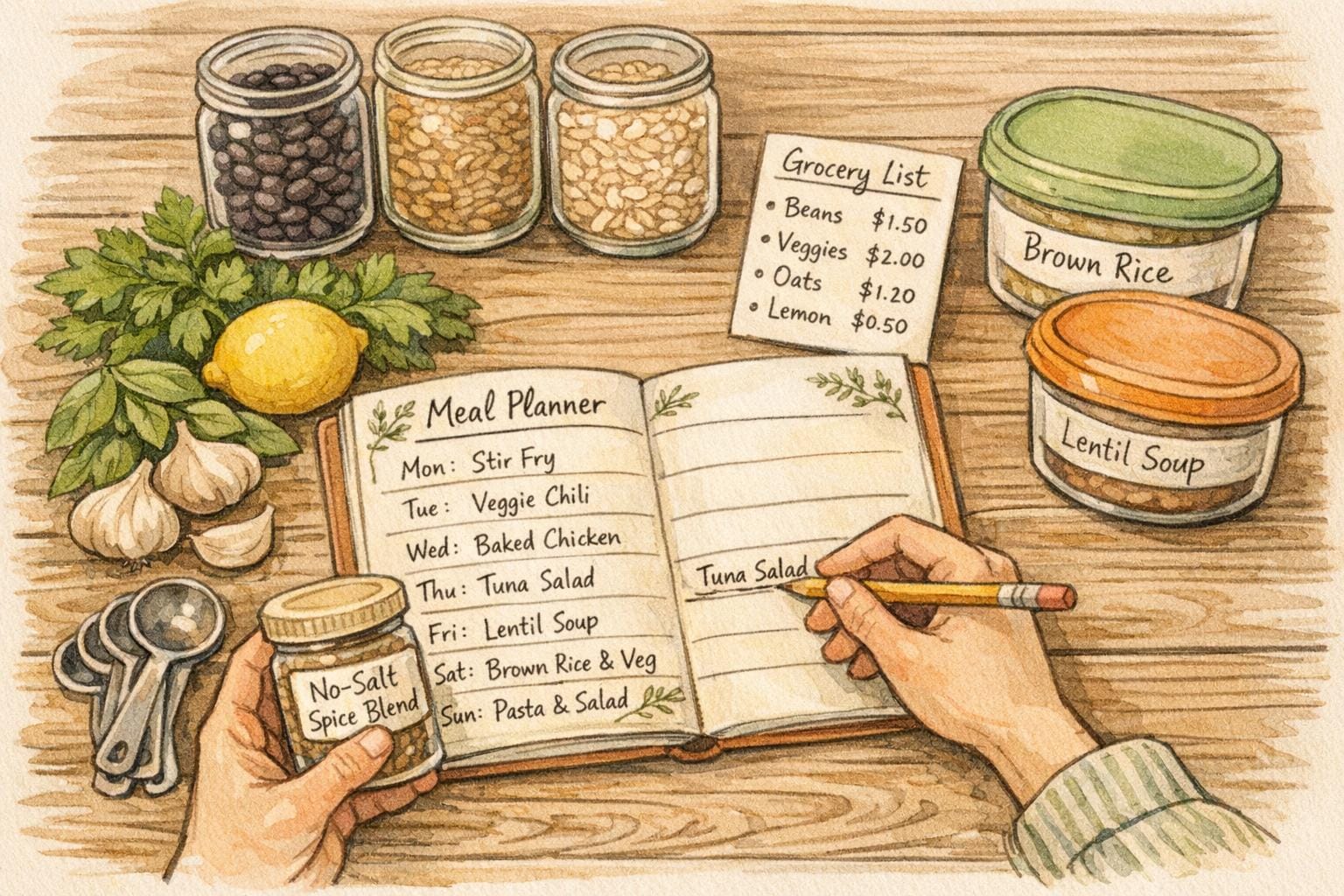 How to Plan Low-Sodium Meals on a Budget