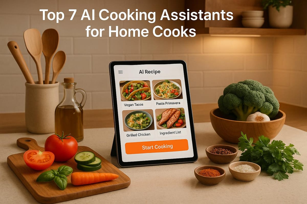 Top 7 AI Cooking Assistants for Home Cooks