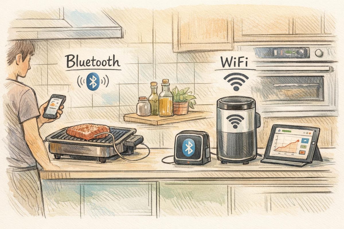 Bluetooth vs. WiFi Cooking Devices