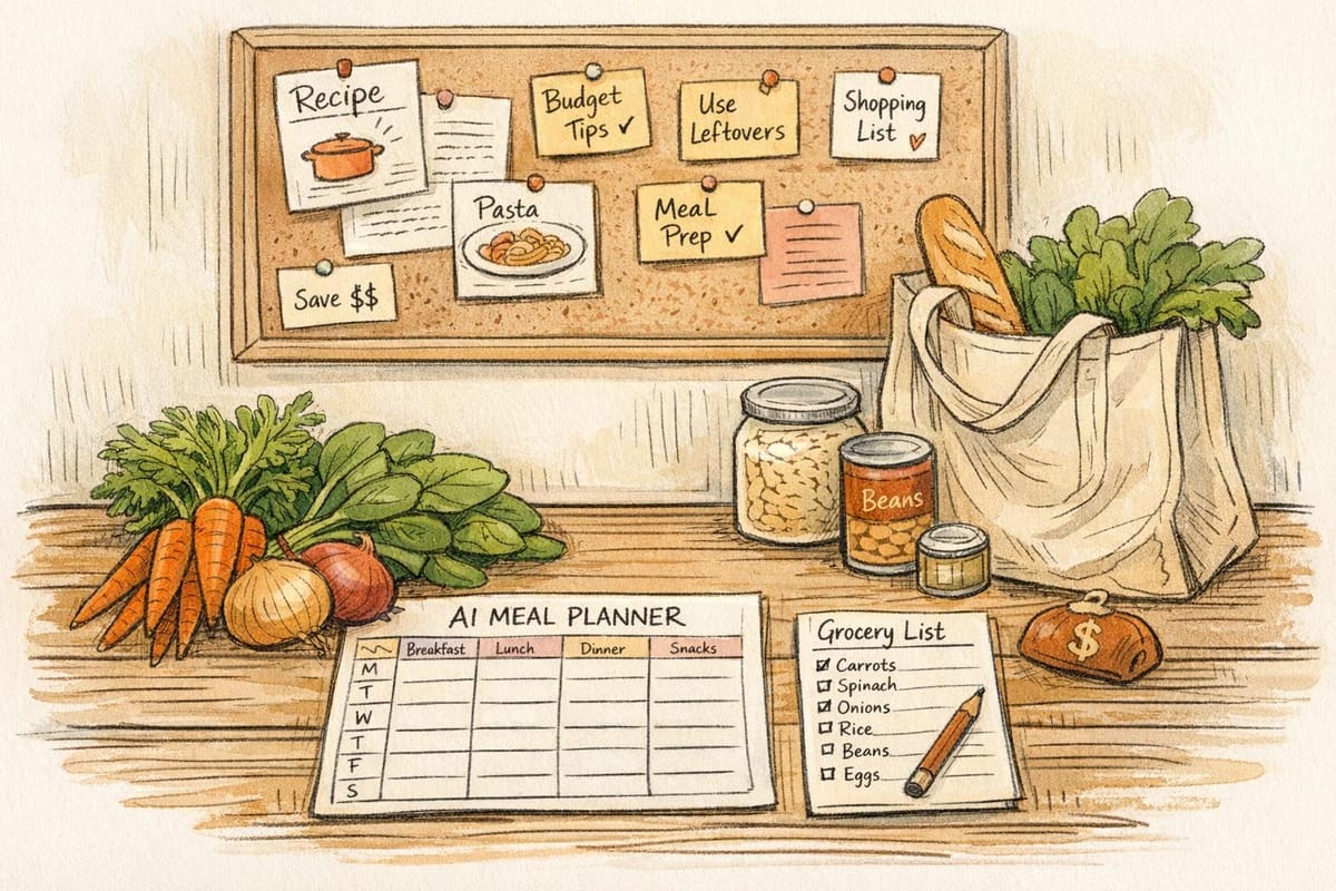 AI Meal Planning: Budget and Waste Reduction