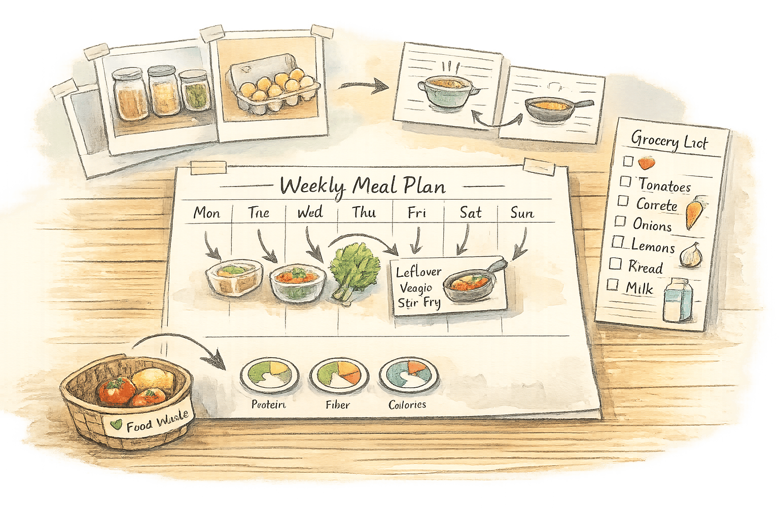 How AI Creates Weekly Meal Plans