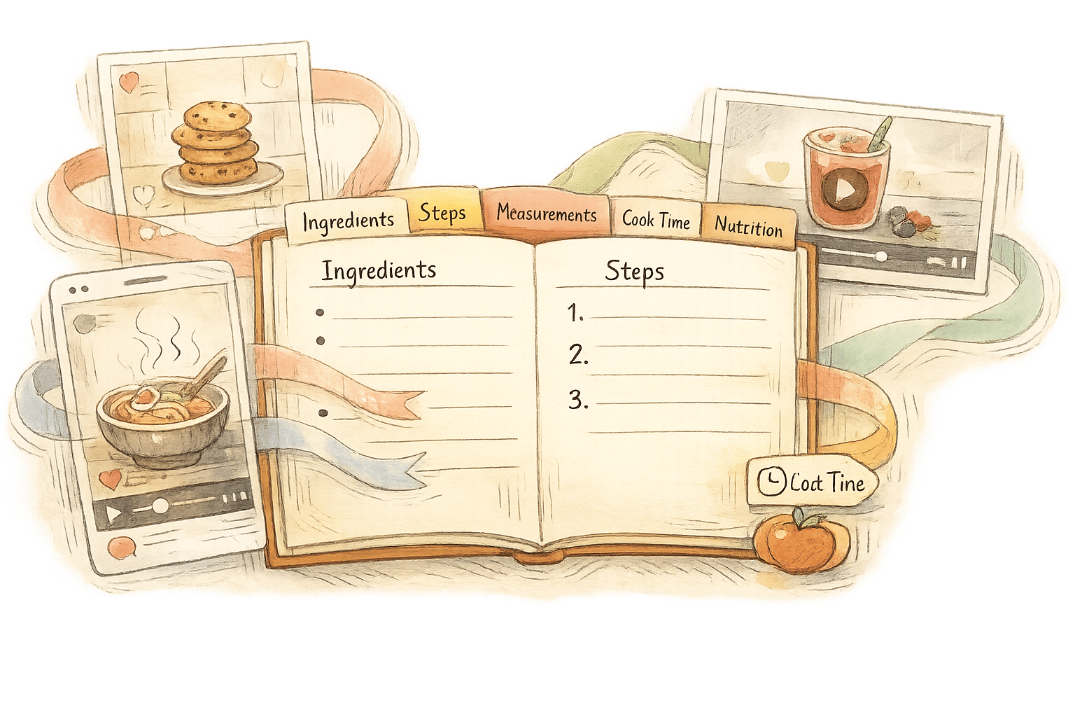 How to Import Recipes with Metadata from Social Media