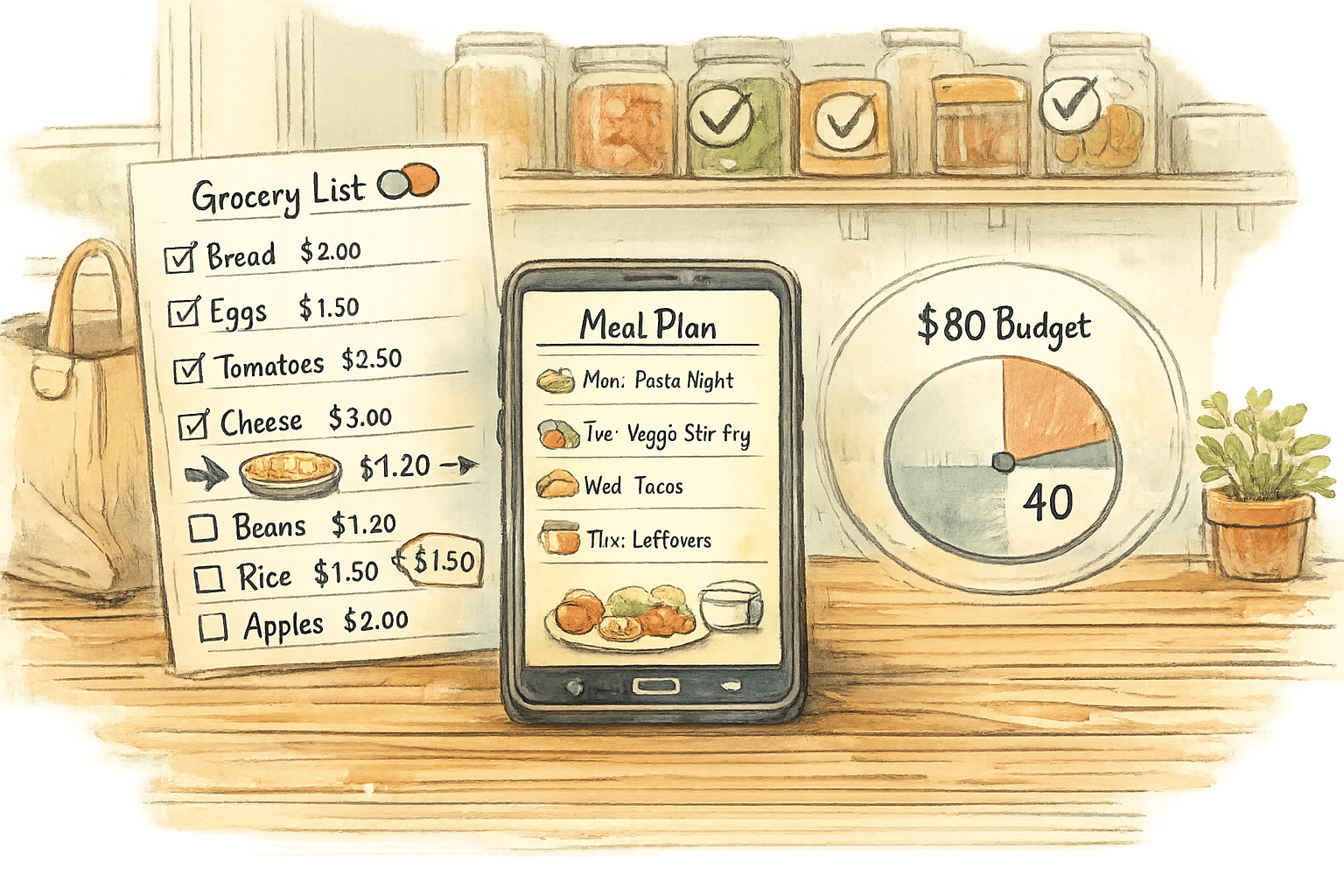 How AI Helps Plan Grocery Budgets