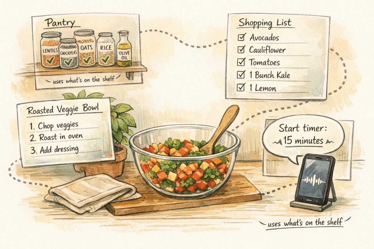 How AI Helps with Vegan Meal Prep