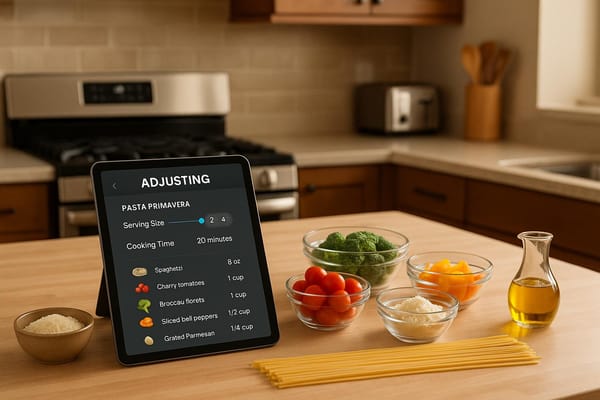 AI in Cooking: How Portion Adjustment Works
