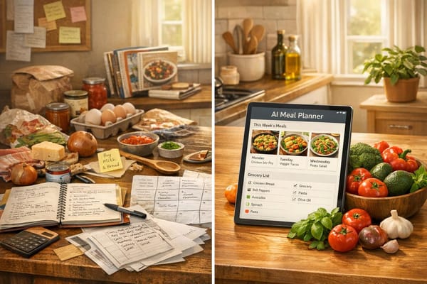 AI vs. Traditional Meal Planning for Families