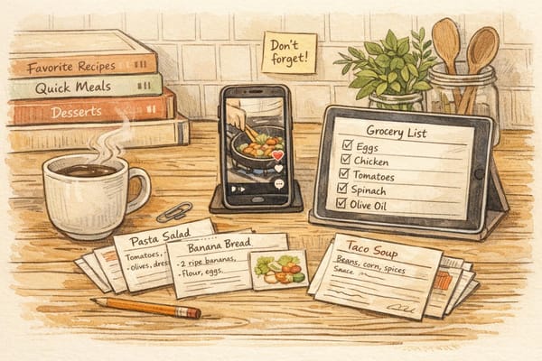 Organize Recipes from Social Media