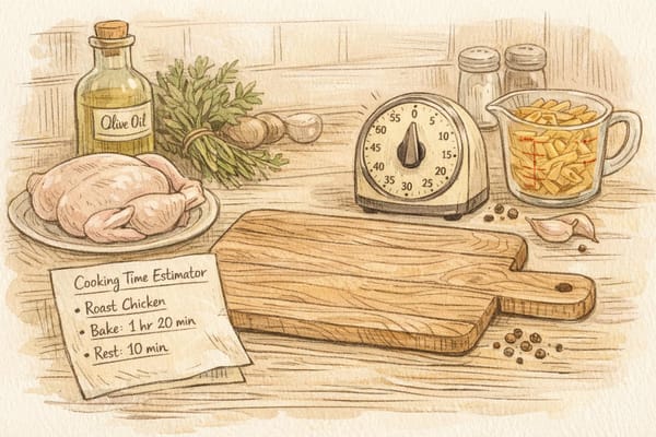 Cooking Time Estimator for Perfect Meals