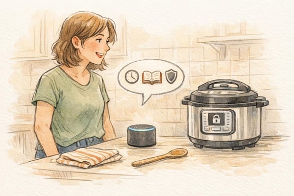 Voice Commands for Instant Pot Cooking
