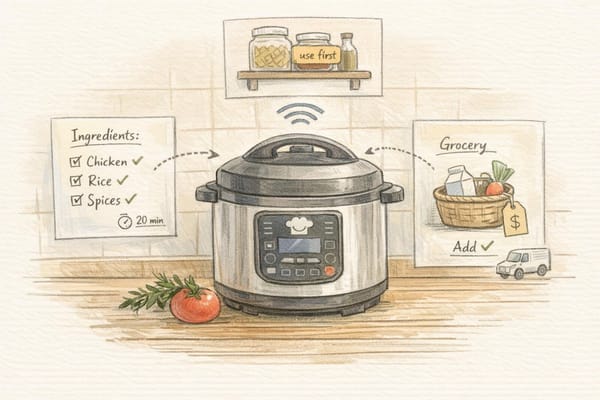 AI Multi-Cookers with Grocery Integration