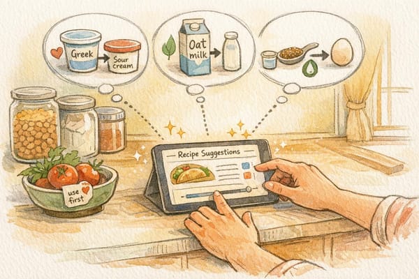 How AI Suggests Ingredient Swaps Instantly