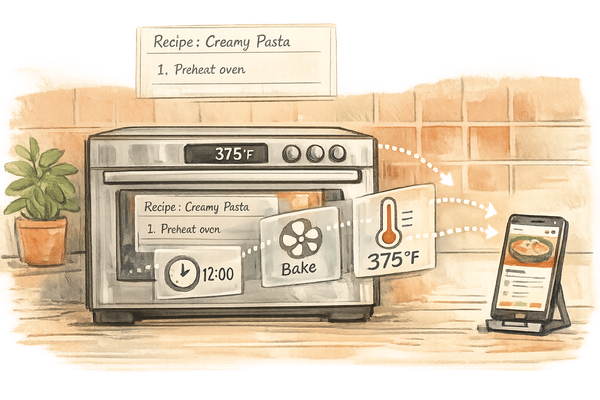 How Smart Ovens Sync Recipes with Apps