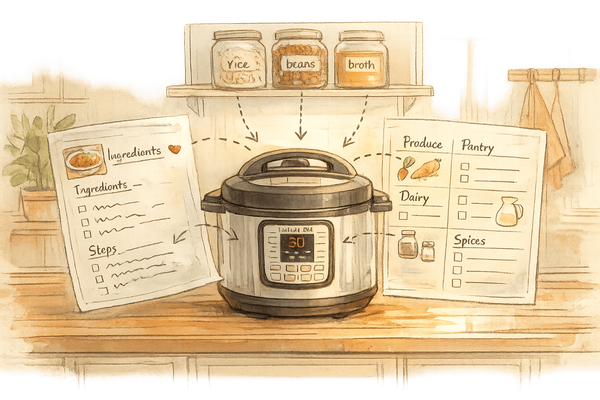 How AI Helps Plan Instant Pot Meals