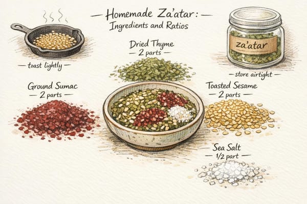 Homemade Za'atar: Ingredients and Ratios